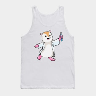 Hamster as Scientist with Test tube Tank Top